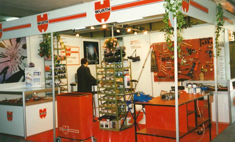 Wurth Polska 1994 rok - międzynarodowe targi motoryzacji